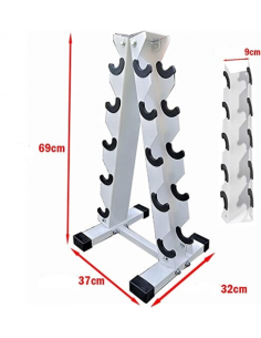 Juego Mancuernas con Soporte Metalico 2