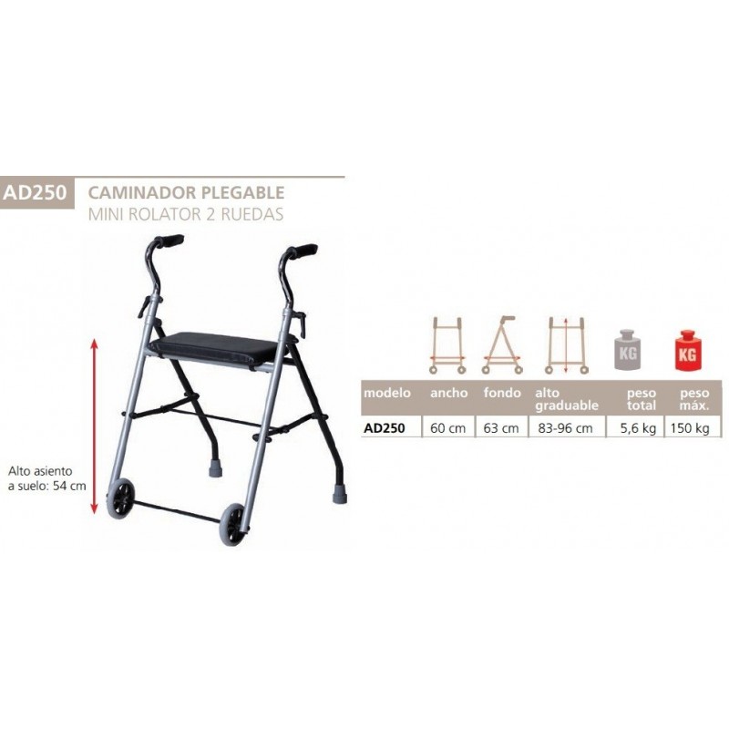Andador con ruedas Mini Rollator