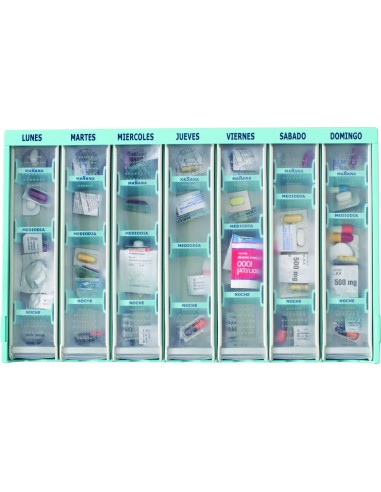 Bandeja Medicación Semanal Modular