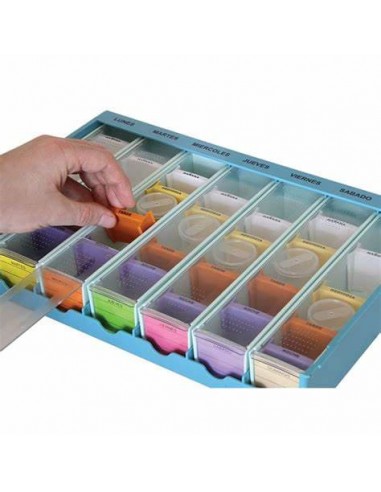 Bandeja Medicación Semanal con vasito