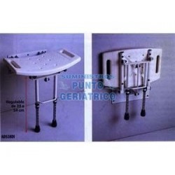 Asiento abatible de ducha con patas