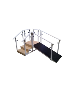 Escalera con rampa 2