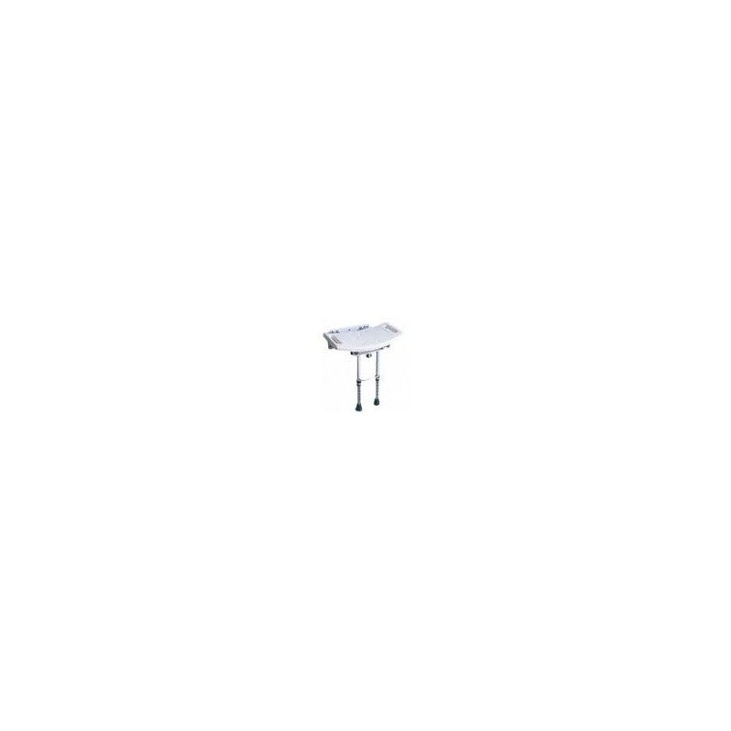 Asiento abatible de ducha con patas