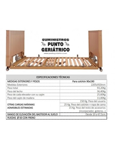 Cama Alzheimer Cota o