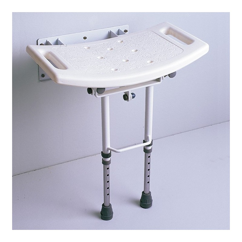 Asiento abatible de ducha con patas
