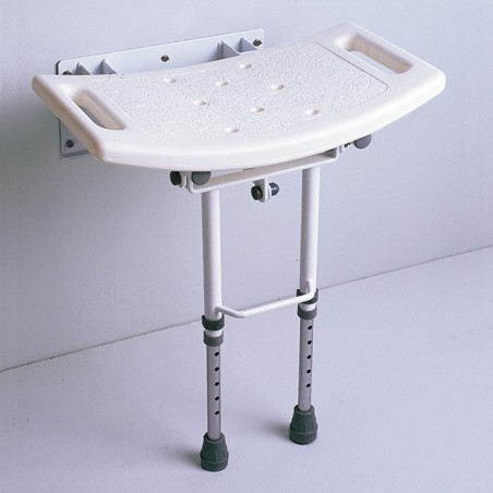 Asiento abatible de ducha con patas