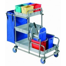 Carro de limpieza completo