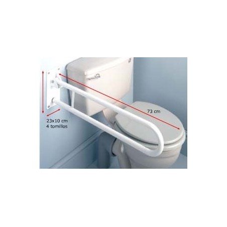 Asidero Doble barra abatible.