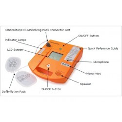 Desfibrilador semiautomatico.