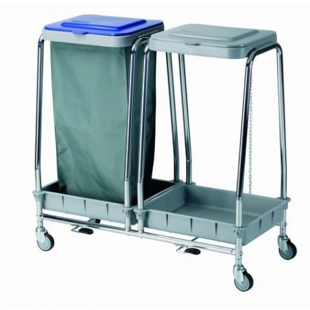 Carro Doble Bolsas Basura.