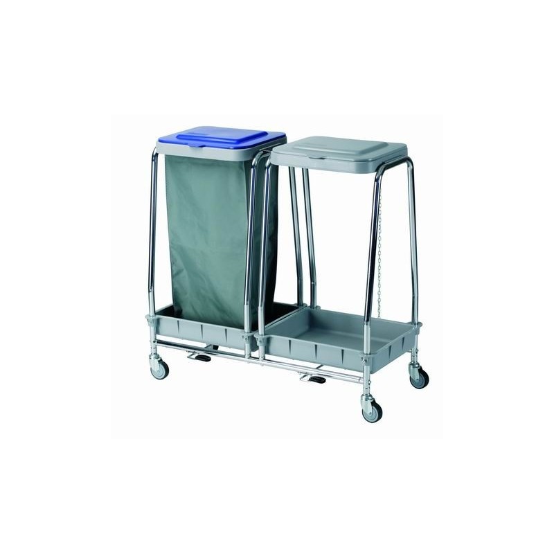 Carro Doble Bolsas Basura.