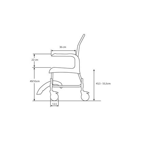 Silla Baño CLEAN AD958