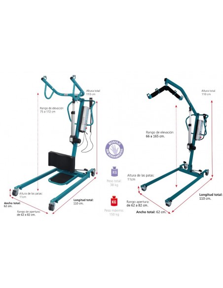 Grúa enfermos completa DUO